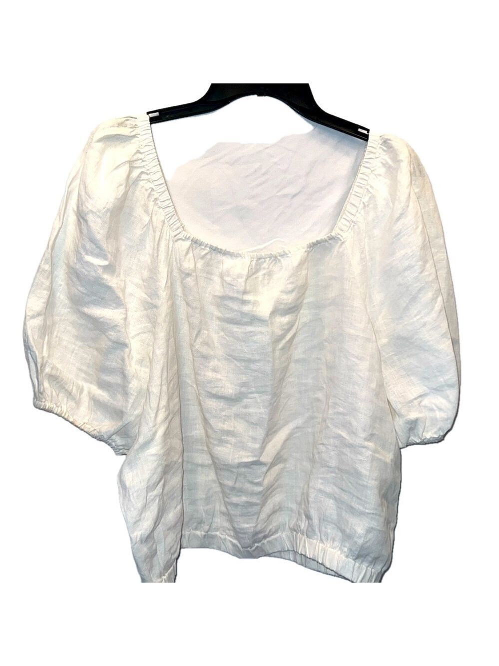 The Drop Top, SZ XXL, PTP 26”, L 24”, Waist, Arm, Neck Elastic, Waist Length